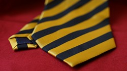 Krawatte Schwarz-Gold